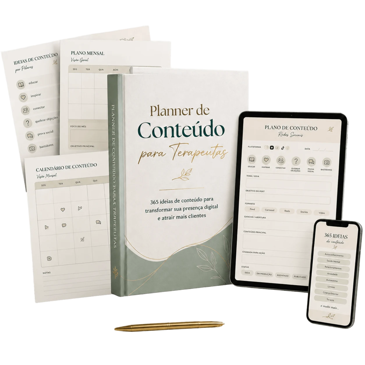 Planner de Conteúdo para Terapeutas
